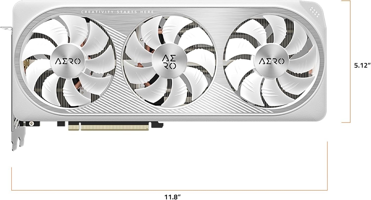 GIGABYTE GeForce RTX 4070 AERO OC V2 12G