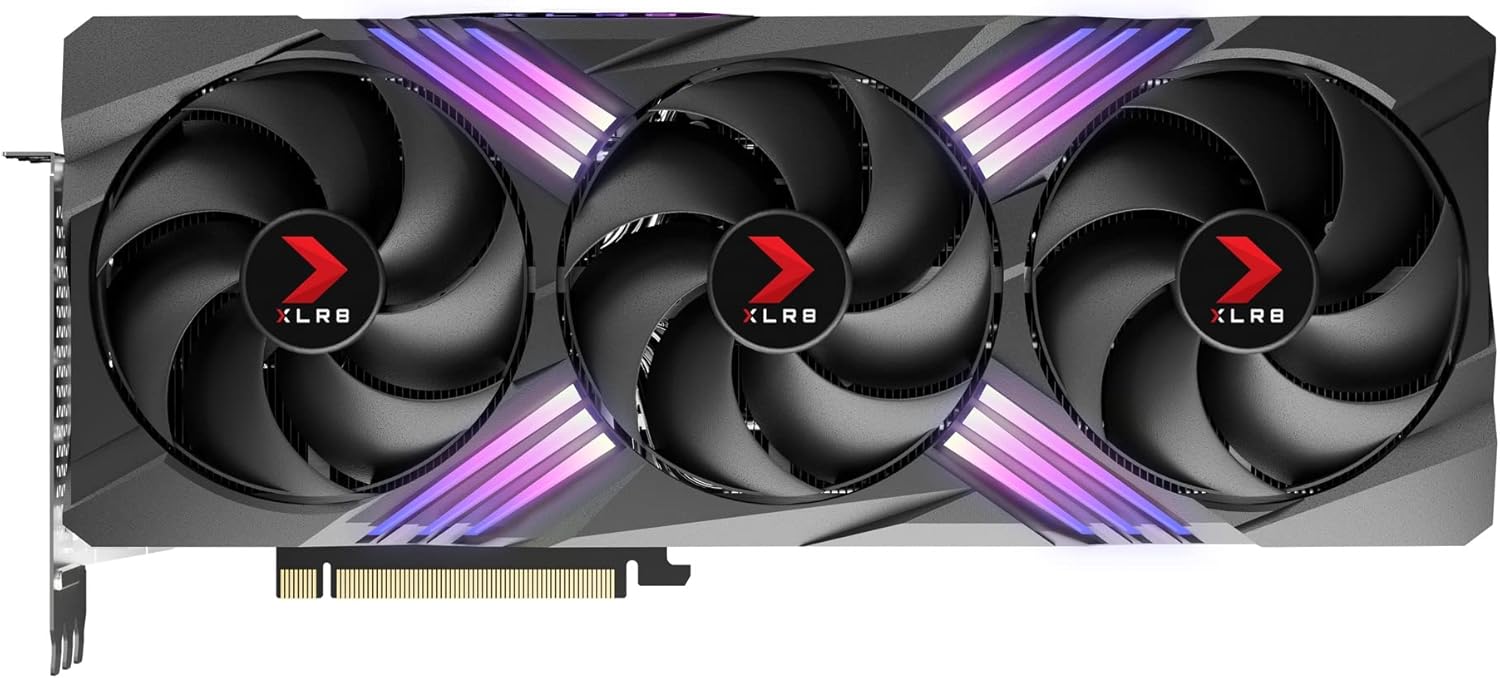 PNY GeForce RTX 4070 Ti 12GB XLR8 Gaming Triple Fan Graphics Card